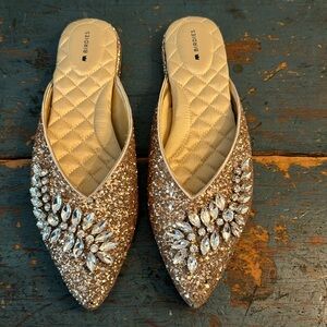Gorgeous the swan mules from Birdies